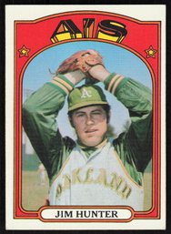 1972 Topps Baseball Jim Hunter