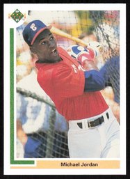1991 Upper Deck Short Print Baseball Michael Jordan Pre-Rookie Card