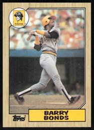 1987 Topps Baseball Barry Bonds Rookie