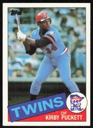 1985 Topps Baseball Kirby Puckett Rookie