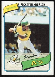 1980 Topps Baseball Rickey Henderson Rookie