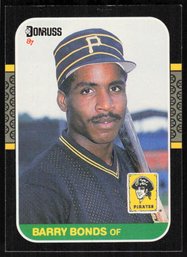 1987 Donruss Baseball Barry Bonds Rookie