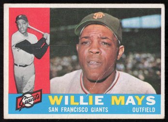 1960 Topps Baseball Willie Mays