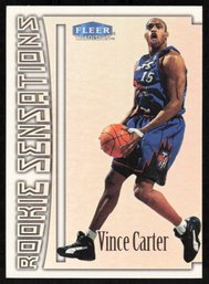 VINCE CARTER 1999-00 Fleer Rookie Sensations