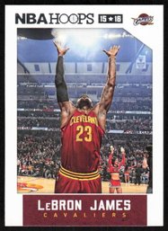 LEBRON JAMES 2015-16 PANINI NBA HOOPS #14 CHALK TOSS CARD