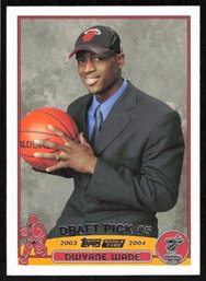 Dwyane Wade RC 2003-04 Topps Draft Day Pose Rookie