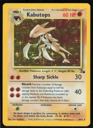 Pokemon Fossil Kabutops #9 HOLO