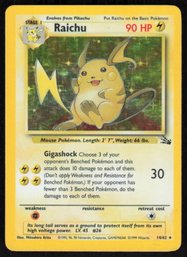 Pokemon Raichu 14/62 Fossil Holo Rare