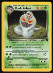 Pokemon Dark Arbok Team Rocket Holo 2/82 Card