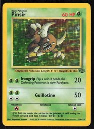 Pinsir Fossil Holo Pokemon Card