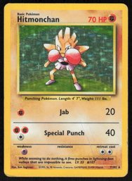 Hitmonchan Pokmon Card Holo Rare 7/102