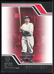 2008 Topps Triple Threads Babe Ruth Red Variation Serial #d 1350