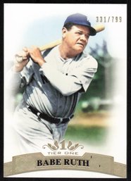 2011 Topps Toer 1 Baseball Babe Ruth Sp Serial Numbered To 799