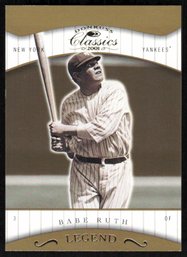 2001 Donruss Babe Ruth Serial Numbered Classics Legend