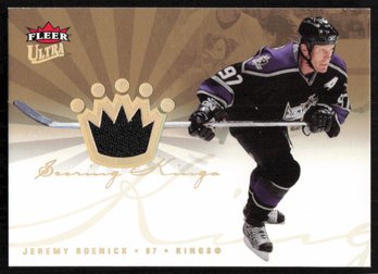 Fleer Ultra Hockey Scoring Kings Jeremy Roenick Game Used Jersey Card Skj -jr