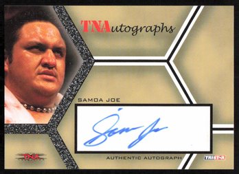 TRISTAR TNAUTOGRAPHS SAMOA JOE WRESTLING AUTO