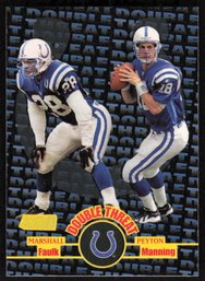 1998 Peyton Manning RC Double Threats Stadium Club Rookie Card