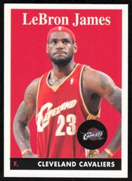 2008 Lebron James Topps Card #23 58-59 SP Variation