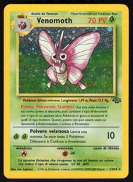 1999 POKEMON JUNGLE VENOMOTH HOLO RARE CARD ITALIAN