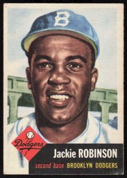 1953 Topps Baseball JACKIE ROBINSON Card #1