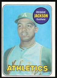 1969 Topps Baseball REGGIE JACKSON Rookie Card #260
