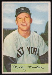 1954 Bowman #65 Mickey Mantle Yankees Baseball Card