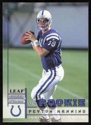 1998 Leaf Rookies Stars PEYTON MANNING Rookie Card # 233
