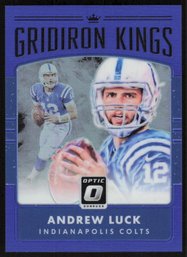 2016 Donruss Optic Gridiron Kings ANDREW LUCK #d To 149 Sp BLUE