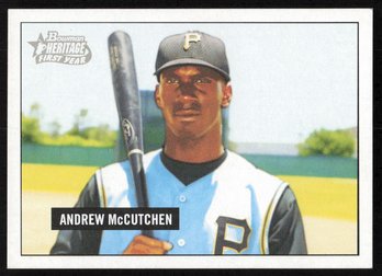 2005 Bowman Heritage 1st Year Andrew McCutchen Rookie Photo Variation SP