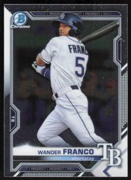Wander Franco Bowman Chrome Prospect Card