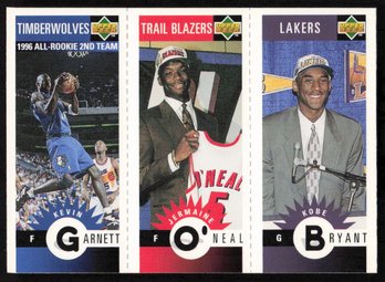 Kobe Bryant Lakers Rookie Card Triple M129