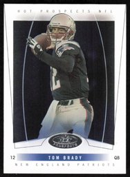 2004 Tom Brady Hot Prospects #63 Football Trading Card