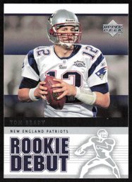 05 Nfl Rookie Debut Tom Brady Upper Deck Trading Card