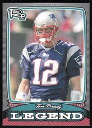2008 Topps Progression Tom Brady Football Card LEGEND