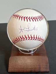 AL LEITER AUTOGRAPHED SIGNED MLB BASEBALL