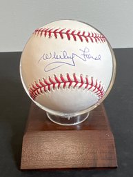 WHITEY FORD AUTOGRAPHED SIGNED MLB BASEBALL