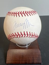 DON ZIMMER AUTOGRAPHED SIGNED MLB BASEBALL