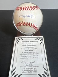 GARY SHEFFIELD AUTOGRAPHED SIGNED MLB BASEBALL