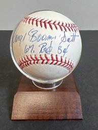 George Scott AUTOGRAPHED SIGNED MLB BASEBALL