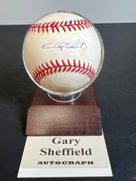 GARY SHEFFIELD AUTOGRAPHED SIGNED MLB BASEBALL