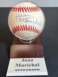 JUAN MARICHAL AUTOGRAPHED SIGNED MLB BASEBALL