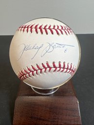 MICHAEL BARRETT AUTOGRAPHED SIGNED MLB BASEBALL