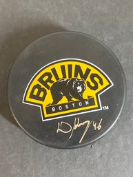 DAVID KREJIC AUTOGRAPHED SIGNED NHL HOCKEY PUCK