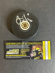 JAROMIR JAGR AUTOGRAPHED SIGNED NHL HOCKEY PUCK