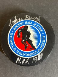 JOHNNY BOYCHUK AUTOGRAPHED SIGNED NHL HOCKEY PUCK