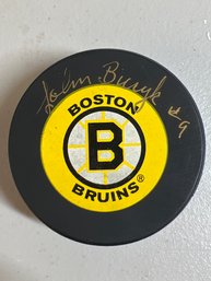 Johnny Bucyk AUTOGRAPHED SIGNED NHL HOCKEY PUCK