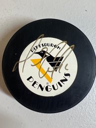 MARIO LEMIEUX AUTOGRAPHED SIGNED NHL HOCKEY PUCK