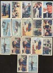 1937 GALLAHER LTD CIGARETTES PARK DRIVE THE NAVY TOBACCO CARD LOT