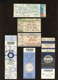 NEW YORK YANKEES MLB TICKET STUB LOT