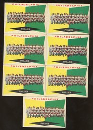 1960 TOPPS BASEBALL Philadelphia Phillies Team Card Lot